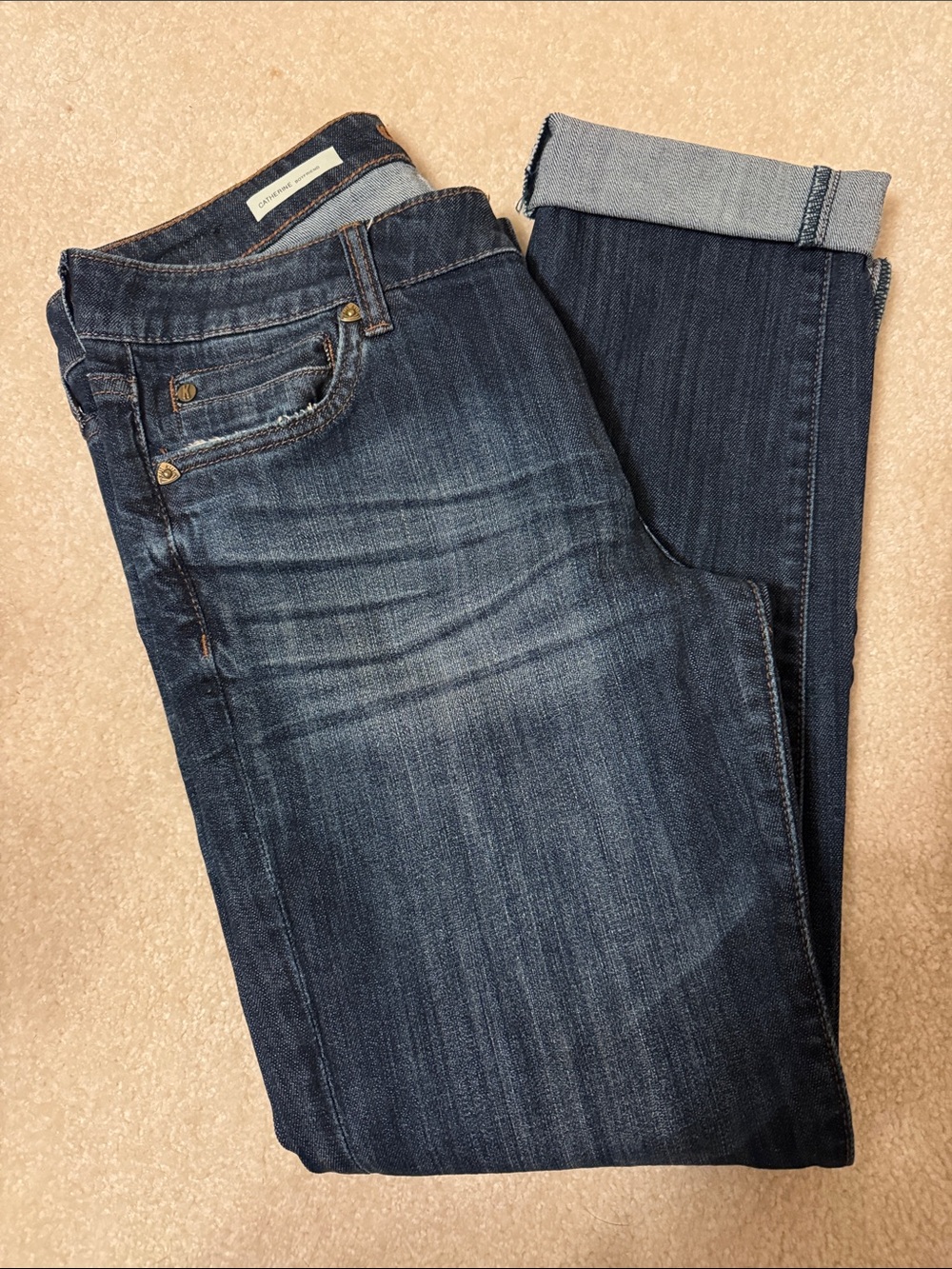 Kut from the Kloth women’s Catherine Boyfriend jeans.